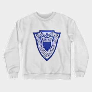 Shield Royal Blue Shadow Silhouette Anime Style Collection No. 287 Crewneck Sweatshirt